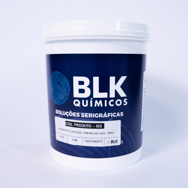 PIGMENTO PLASTISOL VERMELHO VIVO 250G