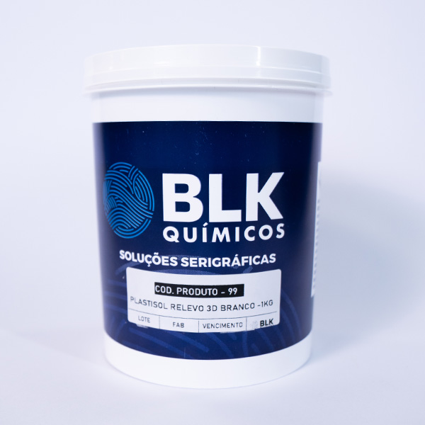 PLASTISOL RELEVO 3D BRANCO